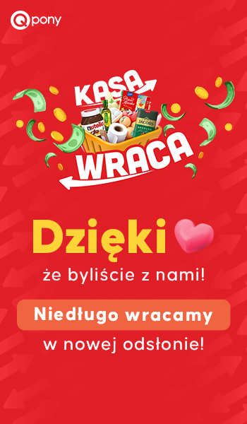 Kup wybrane produkty promocyjne w dowolnym sklepie i zarejestruj zakup a zwrócimy Ci na konto do 34zł!